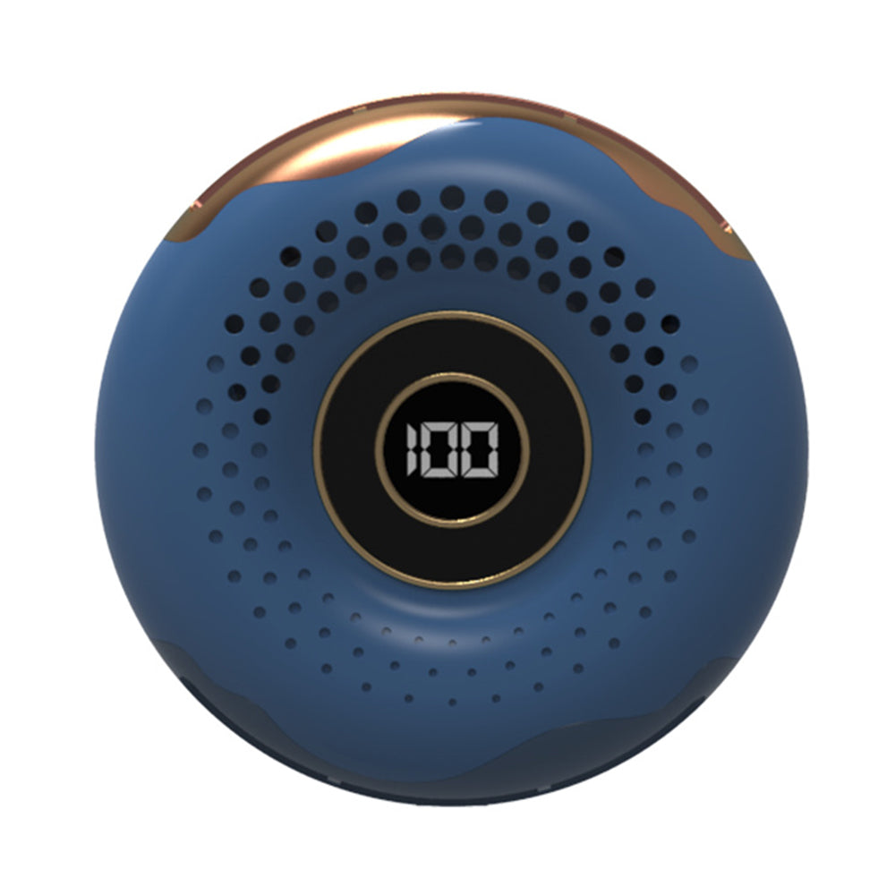 T11 Donut Shape Multifunction Mini Cooling Fan Portable Summer Fan Cooler with Neck Rope - Blue T11 Donut Shape Multifunction Mini Cooling Fan Portable Summer Fan Cooler with Neck Rope - Blue